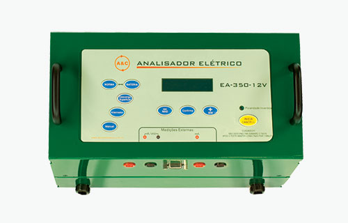 Analisador automotivo EA350 Baterias Heliar, testa baterias 12V AGM, de automotivo e similares, com até 350 A de CCA.