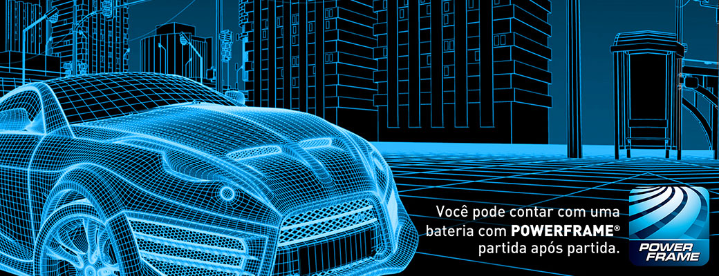 Tecnologia de grades PowerFrame, desenvolvida e patenteada pela Johnson Controls.